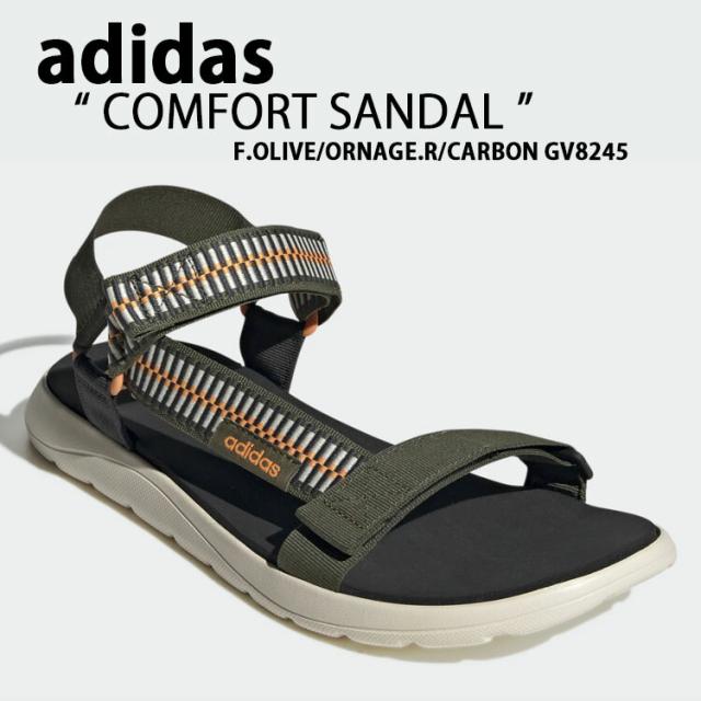 adidas アディダス サンダル COMFORT SANDAL GV8245 スポーツサンダル スポサン OLIVE ORANGE CARBON