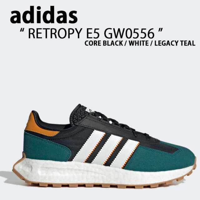 adidas アディダス スニーカー RETROPY E5 GW0556 レトロピー E5 BLACK GREEN シャワーサンダル