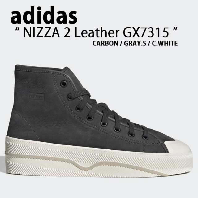 adidas アディダス スニーカー NIZZA 2 LEATHER GX7315 ニッツァ レザー ハイカット BLACK GRAY  WHITEの通販はau PAY マーケット - セレクトショップa-clo | au PAY マーケット－通販サイト