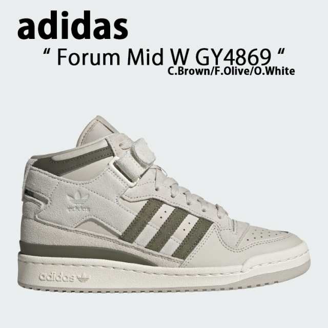 adidas Originals アディダス オリジナルス スニーカー GY4869 FORUM MID フォーラム Brown Olive White