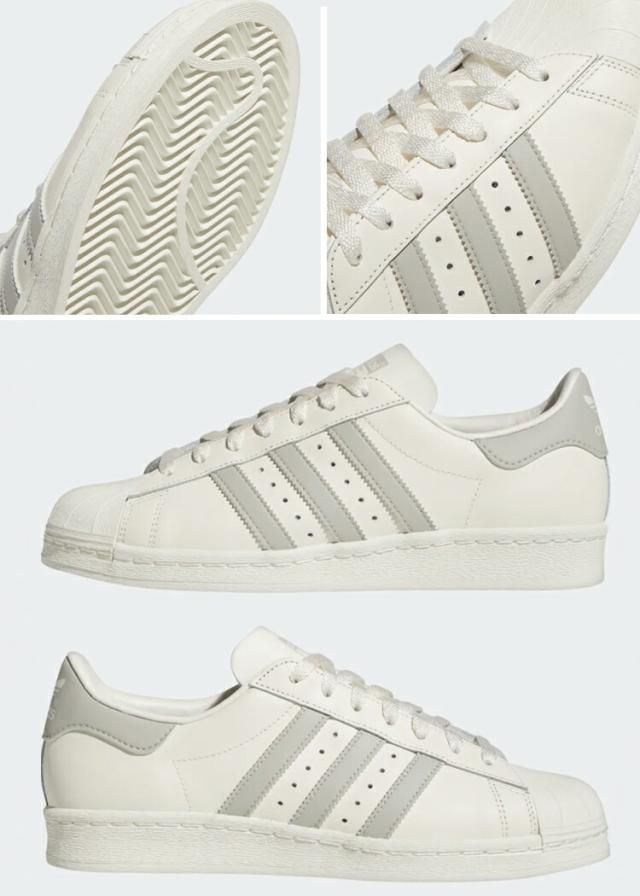 adidas アディダス スニーカー SUPERSTAR 82 GZ4837 スーパースター WHITE GREY_3