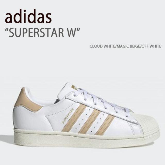 adidas アディダス スニーカー SUPERSTAR W CLOUD WHITE MAGIC BEIGE OFF WHITE HQ3968