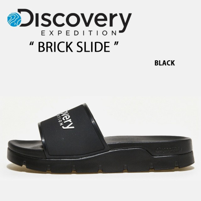 DISCOVERY ディスカバリー サンダル BRICK SLIDE BLACK 一体型サンダル 一体形成 シューズ メンズ レディース 男性用 女性用 男女兼用 Di