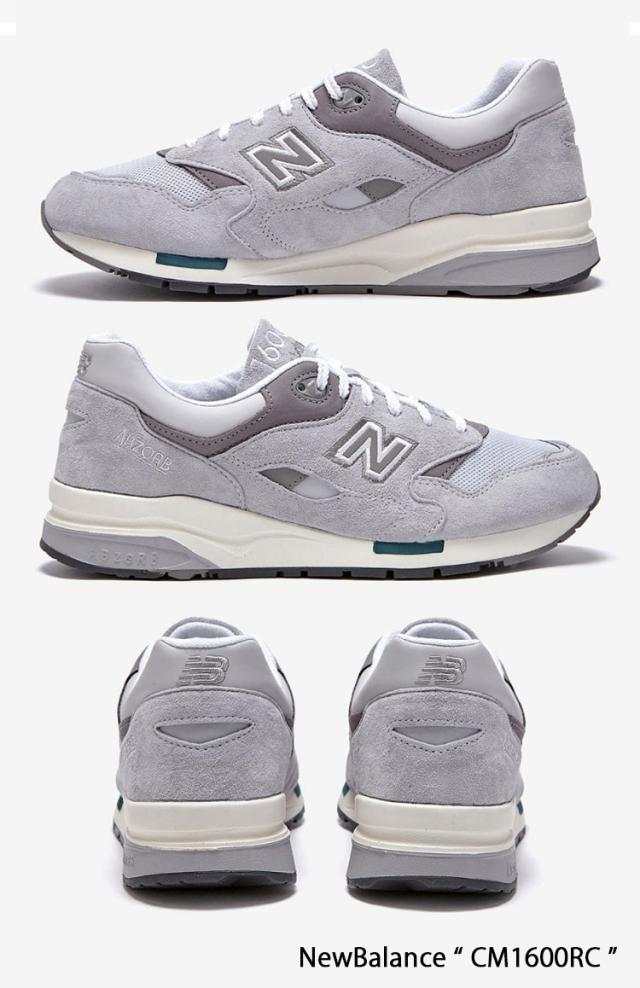 New Balance ニューバランス スニーカー CM1600RC NEWBALANCE 1600 GRAY CHARCOAL シューズ レザー 本革_3
