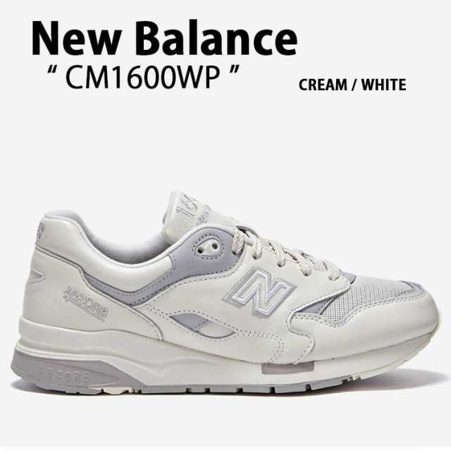 New Balance ニューバランス スニーカー CM1600WP NEWBALANCE 1600 WHITE CREAM GRAY シューズ レザー 本革