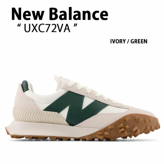 New Balance ニューバランス スニーカー UXC72VA NEWBALANCE UXC72 IVORY GREEN シューズ 本革 の通販は 27,190円