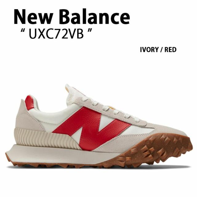 New Balance ニューバランス スニーカー UXC72VB NEWBALANCE UXC72 IVORY RED シューズ 本革