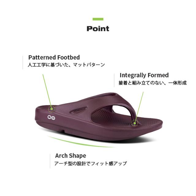 OOFOS ウーフォス サンダル OORIGINAL MOCHA CABERNET SLATE MARS RED 一体型サンダル 一体形成 リカバリーサンダル_2