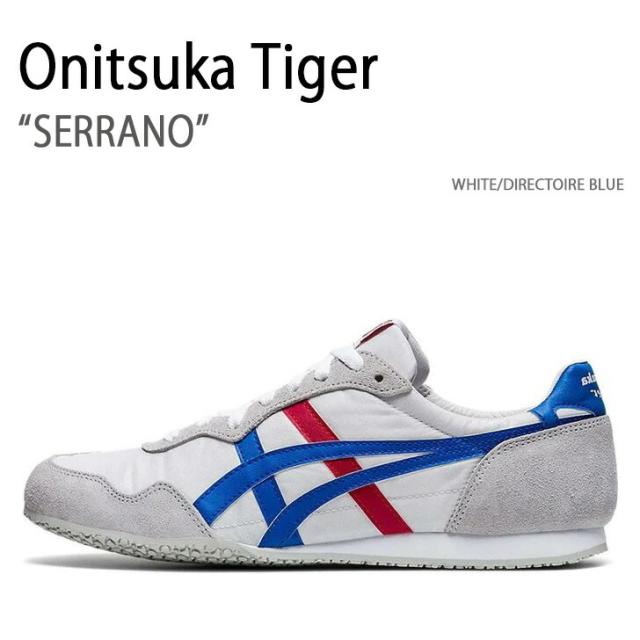 Onitsuka Tiger オニツカタイガー スニーカー SERRANO WHITE DIRECTOIRE BLUE レディース 女性用 1183B400.100