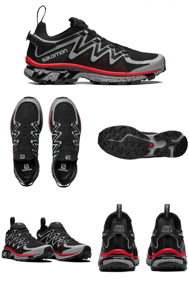 SALOMON サロモン スニーカー XT-RUSH L41659500 シューズ Black Monument Goji Berry XT-ラッシュ ブラック グレー レッド メンズ レディース_2