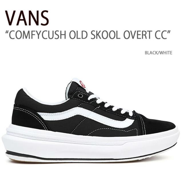 VANS スニーカー COMFYCUSH OLD SKOOL OVERT CC BLACK WHITE VN0A7Q5EBA2