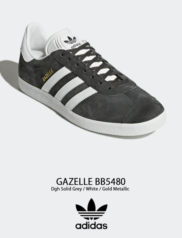 adidas Originals アディダス オリジナルス スニーカー BB5480 Gazelle DGH SOLID GREY WHITE GOLD MET.