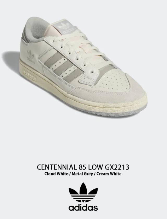 adidas Originals アディダス オリジナルス スニーカー CENTENNIAL 85 LOW GX2213 センテニアル 85 ロー White Grey_1