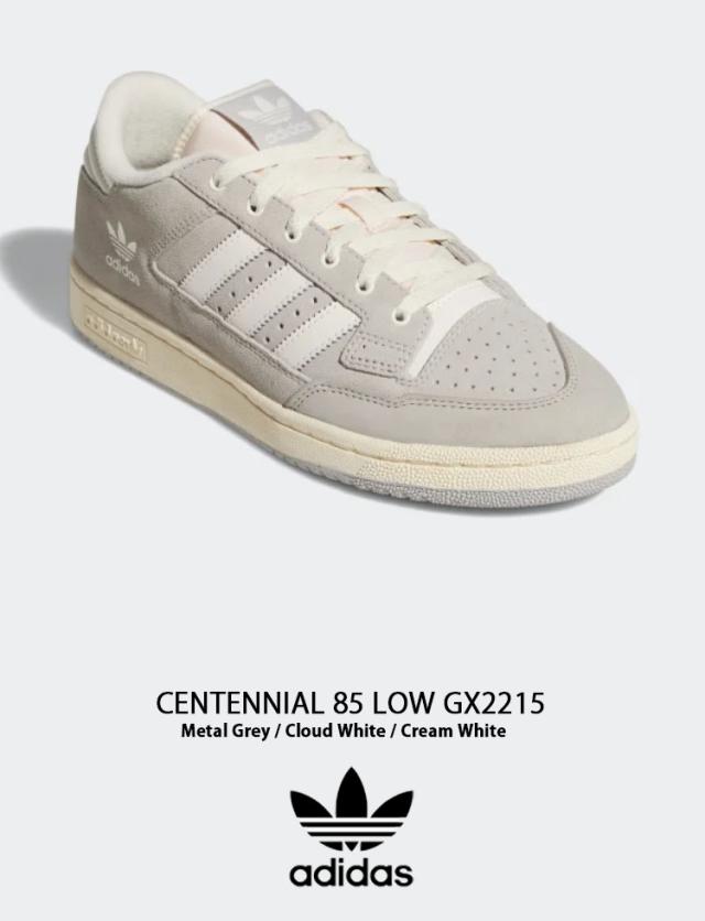 adidas Originals アディダス オリジナルス スニーカー CENTENNIAL 85 LOW GX2215 センテニアル 85 ロー Grey White_1