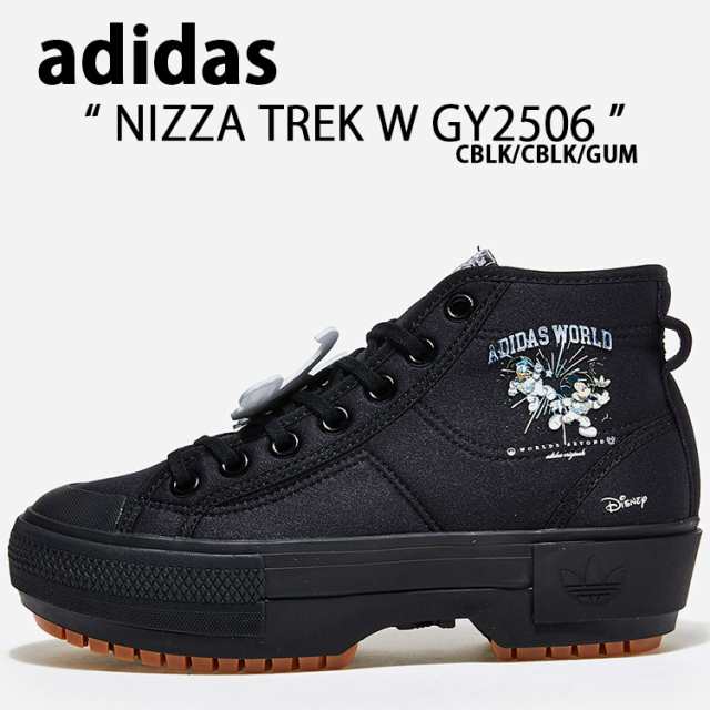 adidas アディダス スニーカー NIZZA TREK W GY2506 ニッツァトレック W BLACK ブラック レディース 女性用