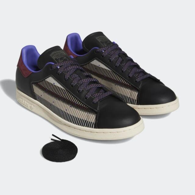 adidas Originals STAN SMITH PATCHWORK HP5357 Black Red_2