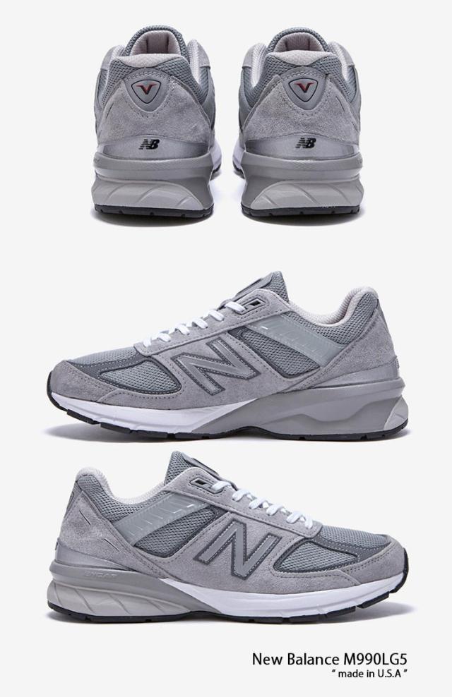 New Balance M990 MADE IN USA NEWBALANCE M990GL5 GRAY レザー 本革_3