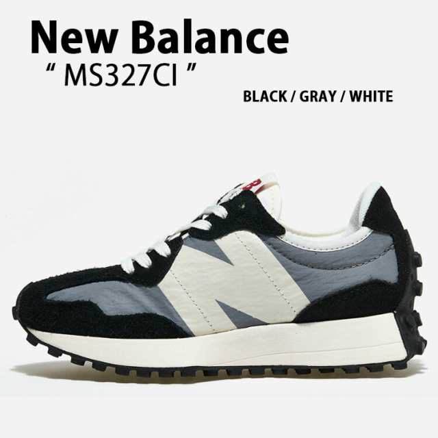 New Balance ニューバランス スニーカー 327 MS327CI BLACK GRAY WHITE