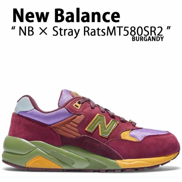 New Balance ニューバランス スニーカー Stray Rats × New Balance 580 ストレイ ラッツ MT580SR2 BURGANDY バーガンディ Multi マルチ