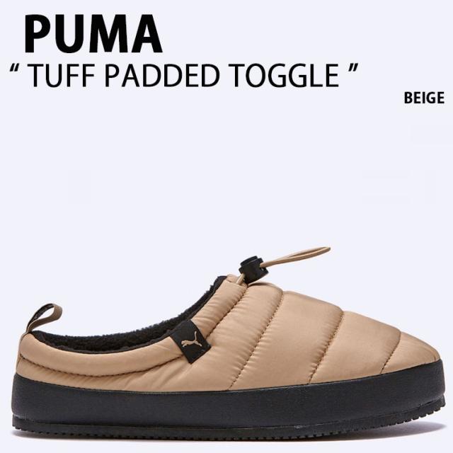 PUMA プーマ ミュール TUFF PADDED TOGGLE BEIGE 39283202 タフ パデット トグル スリッポン シューズ サンダル スリッパ 上履き 外履き 会社用 学校用 メンズ レディース 男性用 女性用