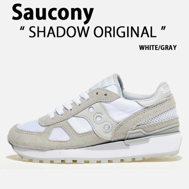 Saucony サッカニー スニーカー SHADOW ORIGINAL S2108-832 WHITE GRAY