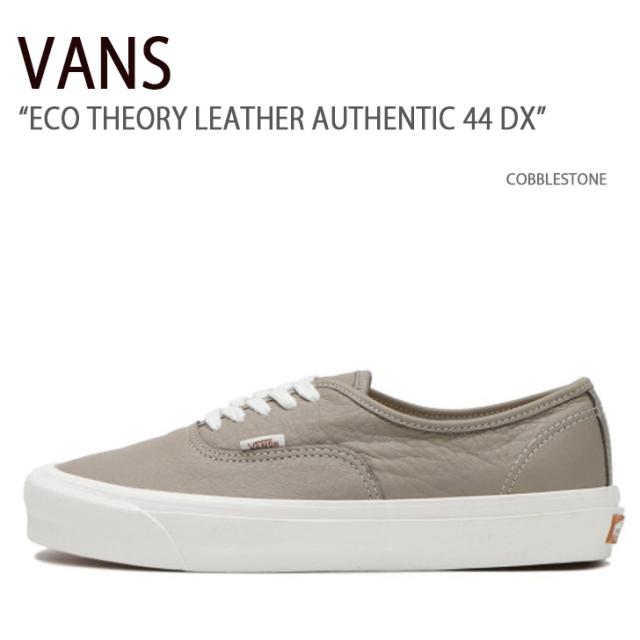 その他スニーカー VANS ECO THEORY LEATHER AUTHENTIC 44 DX COBBLESTONE VN0A54F2BD3