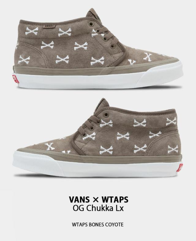 VANS  ヴァンズ WTAPS ダブルタップス チャッカブーツ OG CHUKKA LX VN0A4U3GBMD1_OFF BONES COYOTE_1