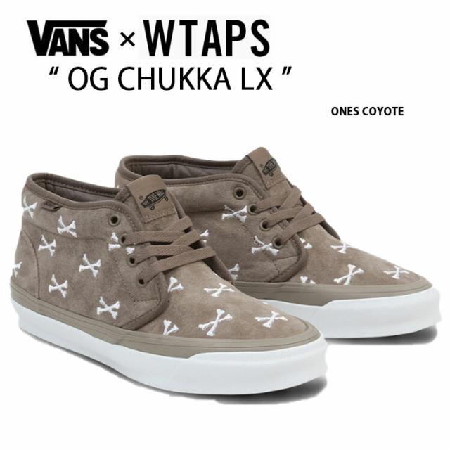 VANS  ヴァンズ WTAPS ダブルタップス チャッカブーツ OG CHUKKA LX VN0A4U3GBMD1_OFF BONES COYOTE