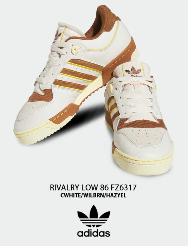 adidas Originals アディダス オリジナルス スニーカー RIVALRY LOW 86 Z6317 ライバルリー ロー86 CWHITE WILBRN HAZYEL