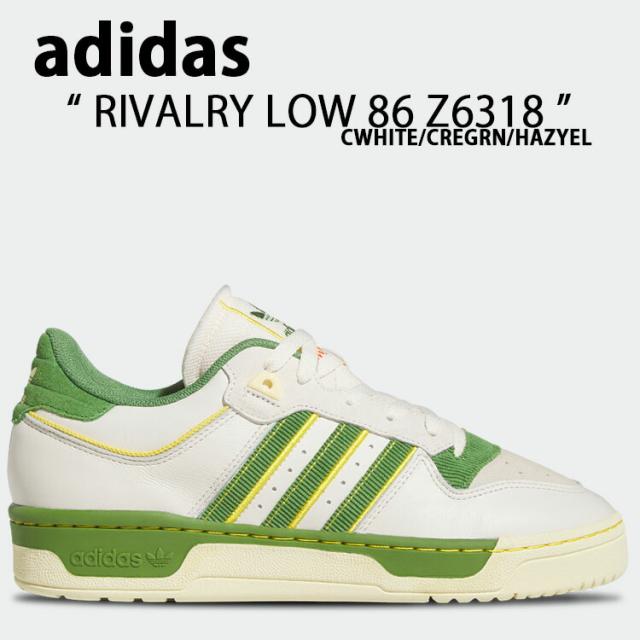 adidas Originals アディダス オリジナルス スニーカー RIVALRY LOW 86 Z6318 ライバルリー ロー86 CWHITE CREGRN HAZYEL