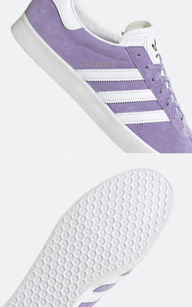 adidas Originals アディダス オリジナルス スニーカー GAZELLE 85 GY2530 ガゼル 85 Lilac White Black_4
