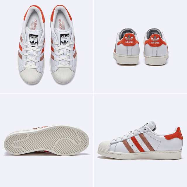 adidas Originals アディダス オリジナルス スニーカー Superstar GZ9380 スーパースター White Red