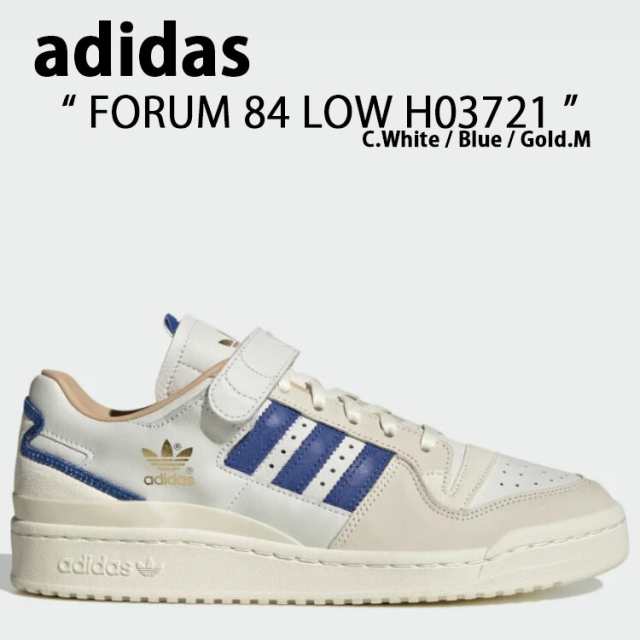 adidas Originals アディダス オリジナルス スニーカー FORUM 84 LOW H03721 フォーラム 84 ロー White Blue Gold