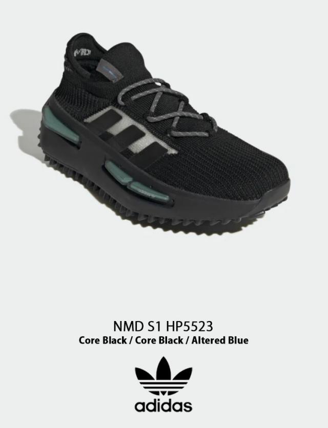 スニーカー ADIDAS Men Sneakers HP5523 CBLACK ALTBLU Black adidas originals アディダス オリジナルス スニーカー NMD S1