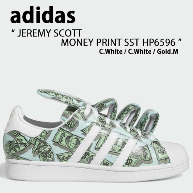 adidas Originals アディダス オリジナルス スニーカー JEREMY SCOTT MONEY PRINT SST HP6596 FA0212 ジェレミー・スコット マネープリンの通販は