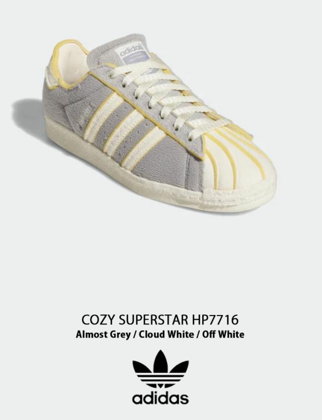 adidas Originals アディダス オリジナルス スニーカー COZY SUPERSTAR HP7716 コージー スーパースターGrey White_1