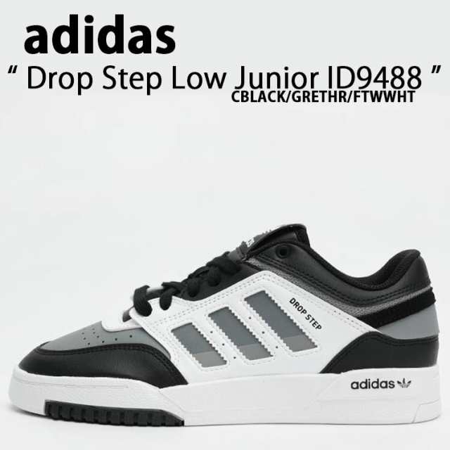 adidas Originals アディダス オリジナルス スニーカー Drop Step Low Junior ID9488 ドロップ ステップ ロー ジュニア Black White ブラ