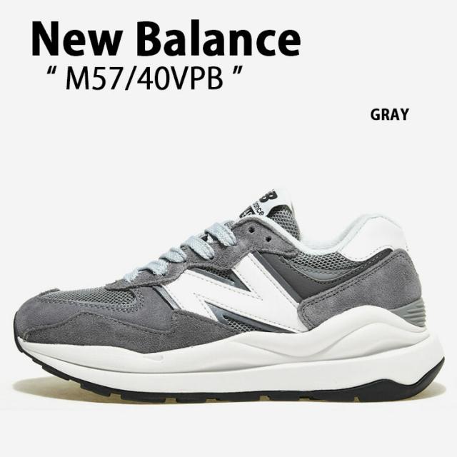 New Balance ニューバランス スニーカー M5740VPB NEWBALANCE M57/40 GRAY WHITEの通販は 27,170円