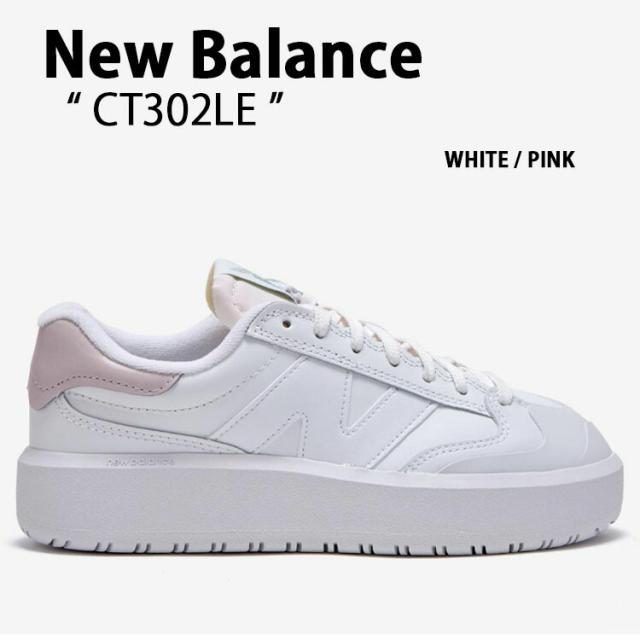 New Balance ニューバランス レディース スニーカー CT302LE NEWBALANCE CT302 WHITE PINK 本革 レザー