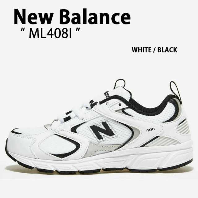 New Balance ニューバランス スニーカー ML408I NEWBALANCE ML408 WHITE BLACK