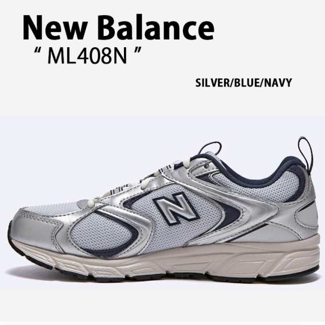 New Balance ニューバランス スニーカー 408 ML408N SILVER BLUE NAVY の通販は