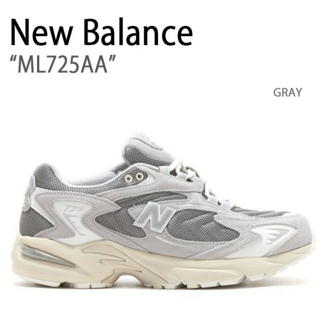 New Balance ニューバランス スニーカー ML725AA GRAY グレー シューズ レザー 本革 メンズ レディースの通販は 27,690円