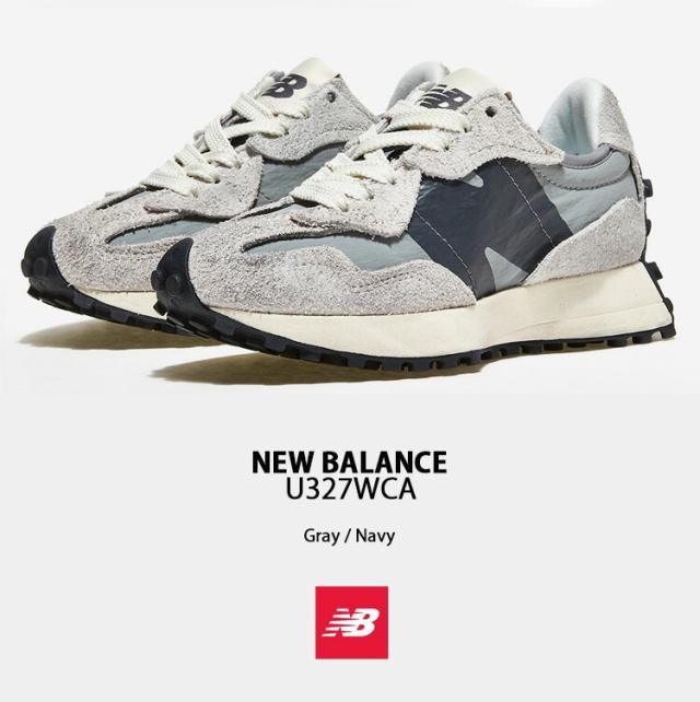 New Balance ニューバランス スニーカー 327 U327WCA GRAY NAVY BLUE 