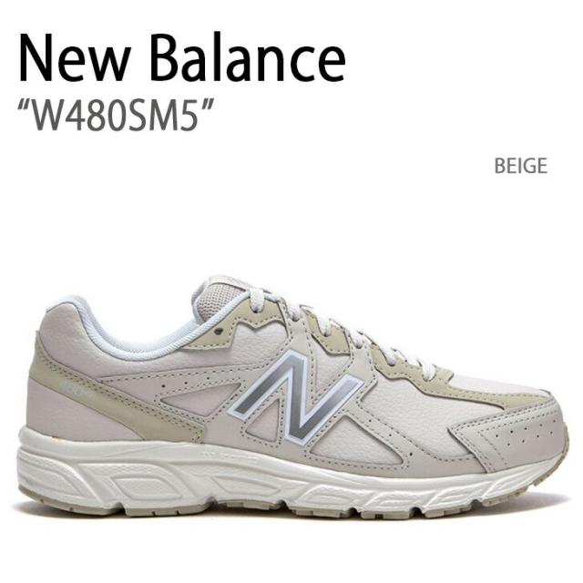 New Balance ニューバランス スニーカー W480SM5 NEWBALANCE BEIGE シューズ メッシュ ベージュ 男性用