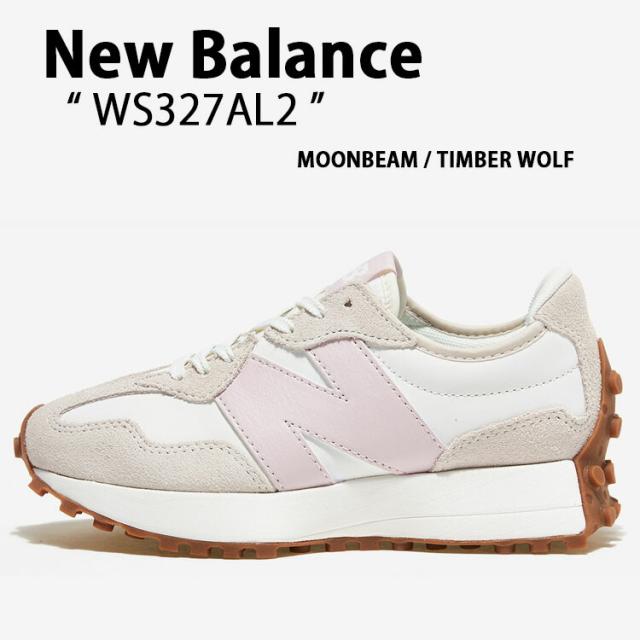 New Balance ニューバランス レディース スニーカー WS327 WS327AL WHITE BEIGE PINK シューズ スウェード