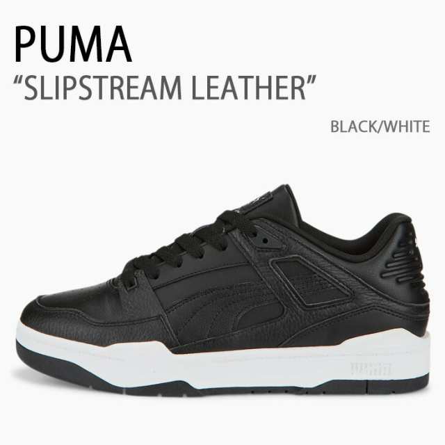 PUMA プーマ スニーカー PUMA SLIPSTREAM LEATHER BLACK WHITE シューズ メンズ レディース 男性用 女性用 387544-03