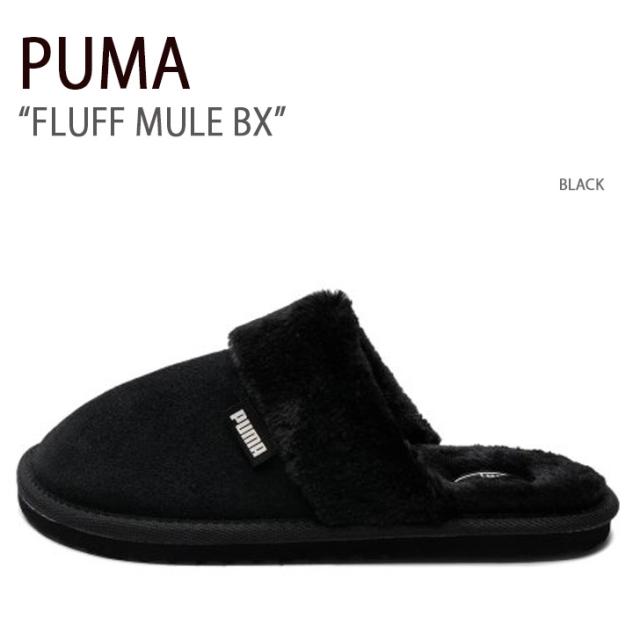 PUMA プーマ ミュール PUMA FLUFF MULE BX BLACK シューズ メンズ レディース 男性用 女性用 392223-02