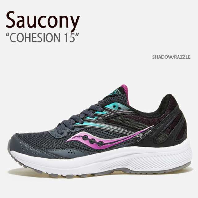 Saucony サッカニー スニーカー COHESION 15 SHADOW RAZZLE S10701-17 シューズ コヒージョン15