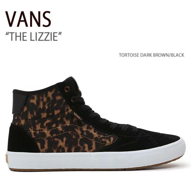 VANS バンズ スニーカー THE LIZZIE TORTOISE DARK BROWN BLACK VN0A4BX1YI5 ザリジー