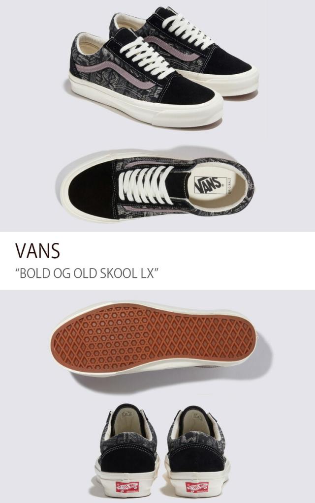 VANS バンズ スニーカー BOLD OG OLD SKOOL LX AZTEC BLACK